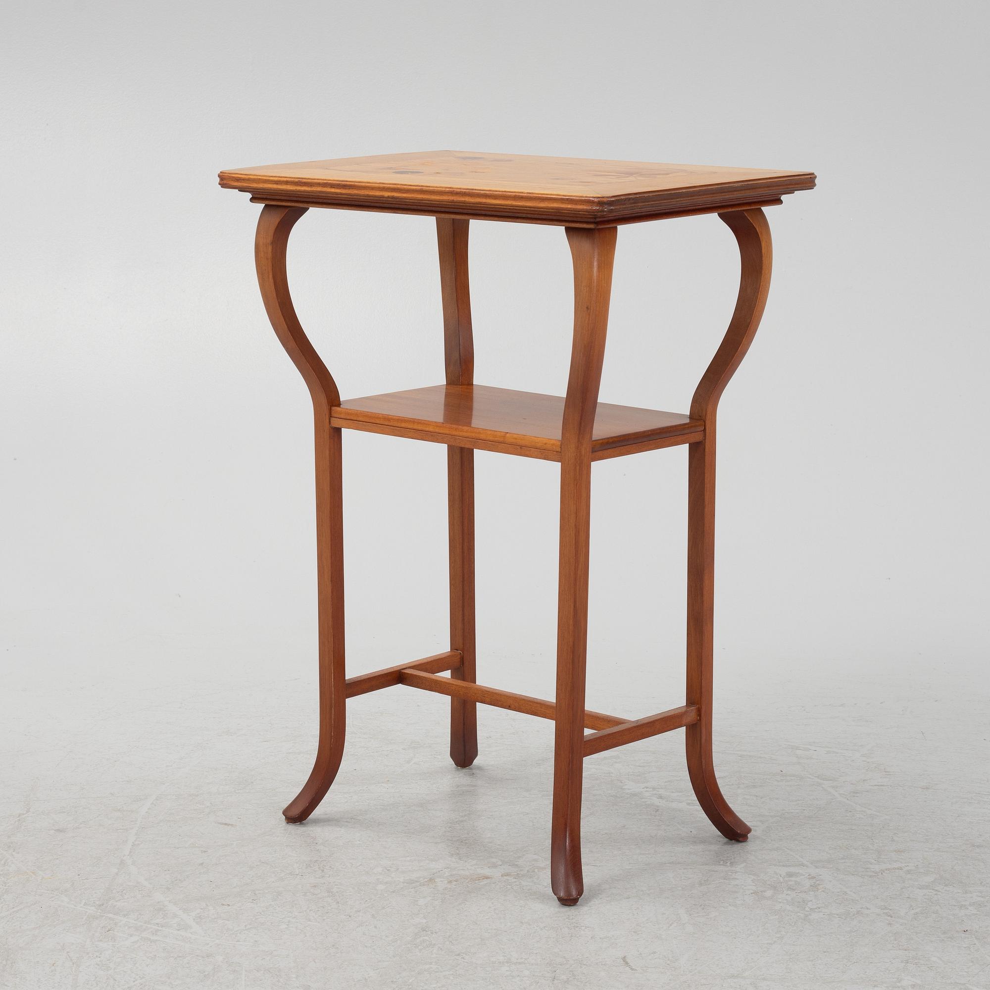 An Art Nouveau side table, early 20th Century.