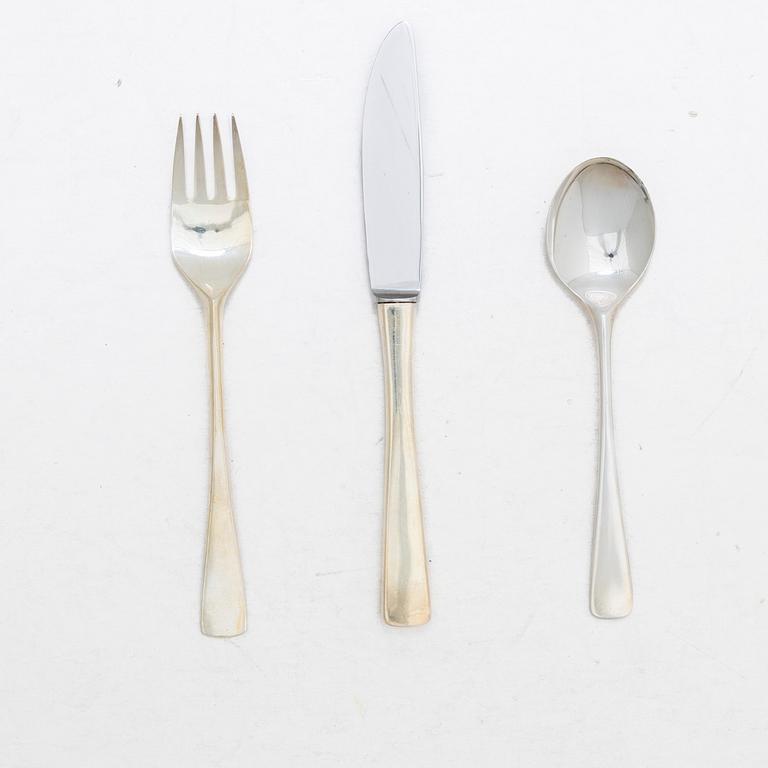 Eric Löfman, A silver cutlery set, model Sten Sture, MGAB and Mema Guld & Silver Ab, Lidköping, some 1977 (31 pieces).