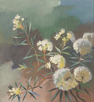 Martta Wendelin, gouache, signerad.