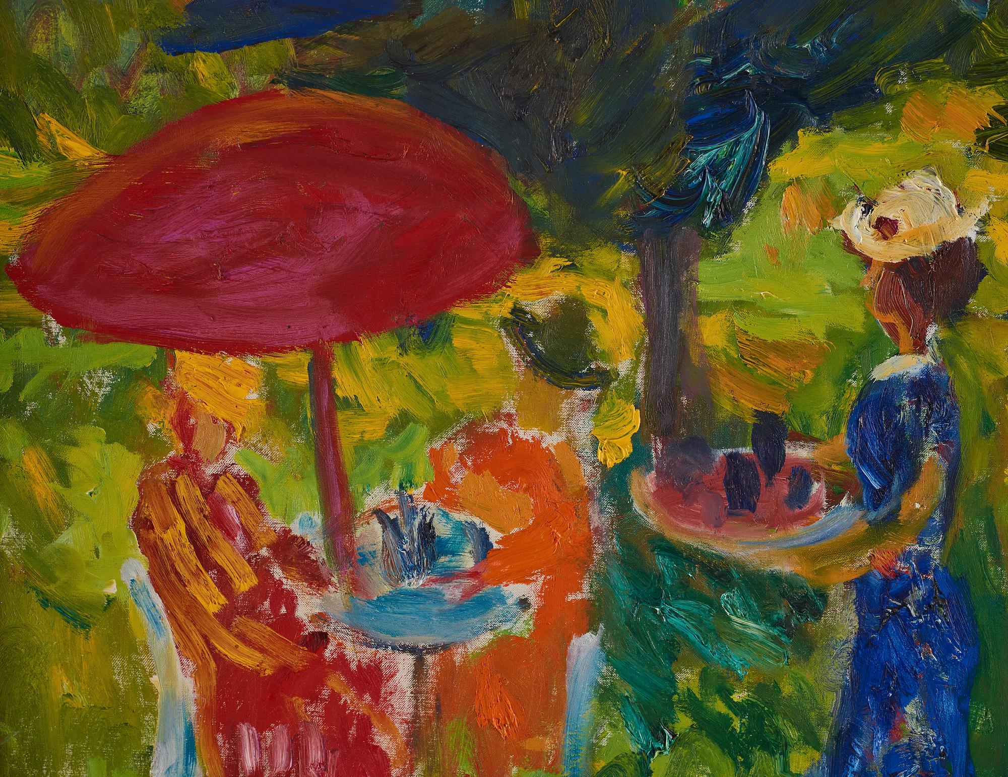 Ivan Ivarson, Under the parasol.