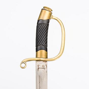 A Russian officer's sabre, model 1881.