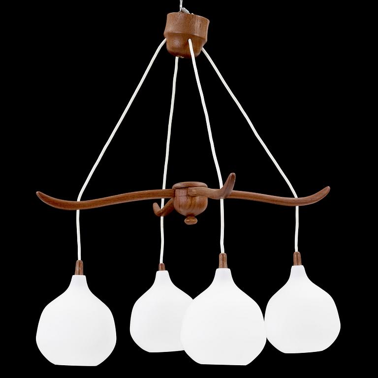 TAKLAMPA, Uno och Östen Kristiansson, Luxus, 1950/60-tal. Höjd 70 cm.