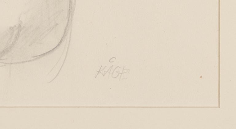 Wilhelm Kåge, a set of three model studies, signed, 1930s-40s.