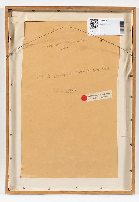 Jörgen Boberg, "Trojan Landscape," 1972.