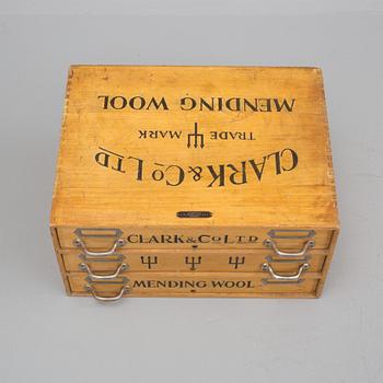 SYSKRIN, Clark & Co Mending Wool, 1900-talets första hälft.