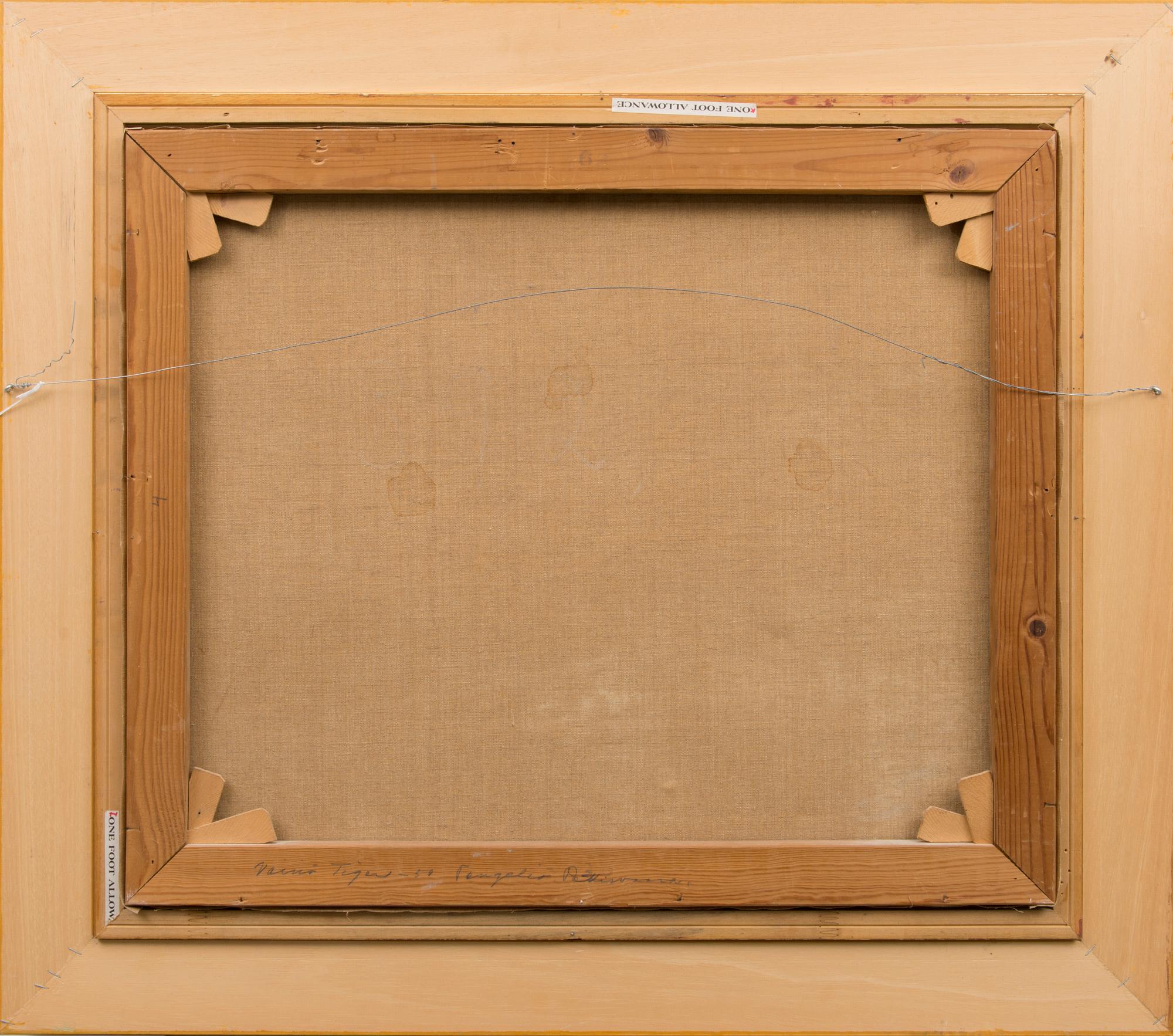 VÄINÖ TIGER, öljy kankaalle, signeerattu ja päivätty -50.