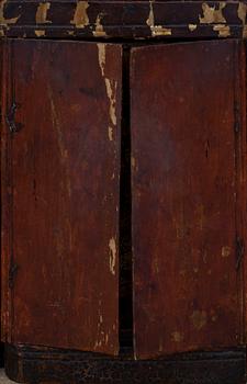 A Greek 19th century triptych icon.