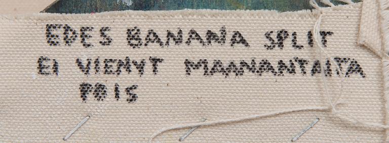 EMMI KALLIO, "EDES BANANA SPLIT EI VIENYT MAANANTAITA POIS".