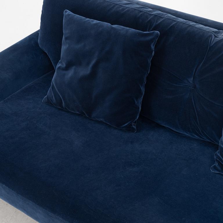 Amelia Widel, a sofa, "Blanca Velvet", MeliMeli, 21st century.