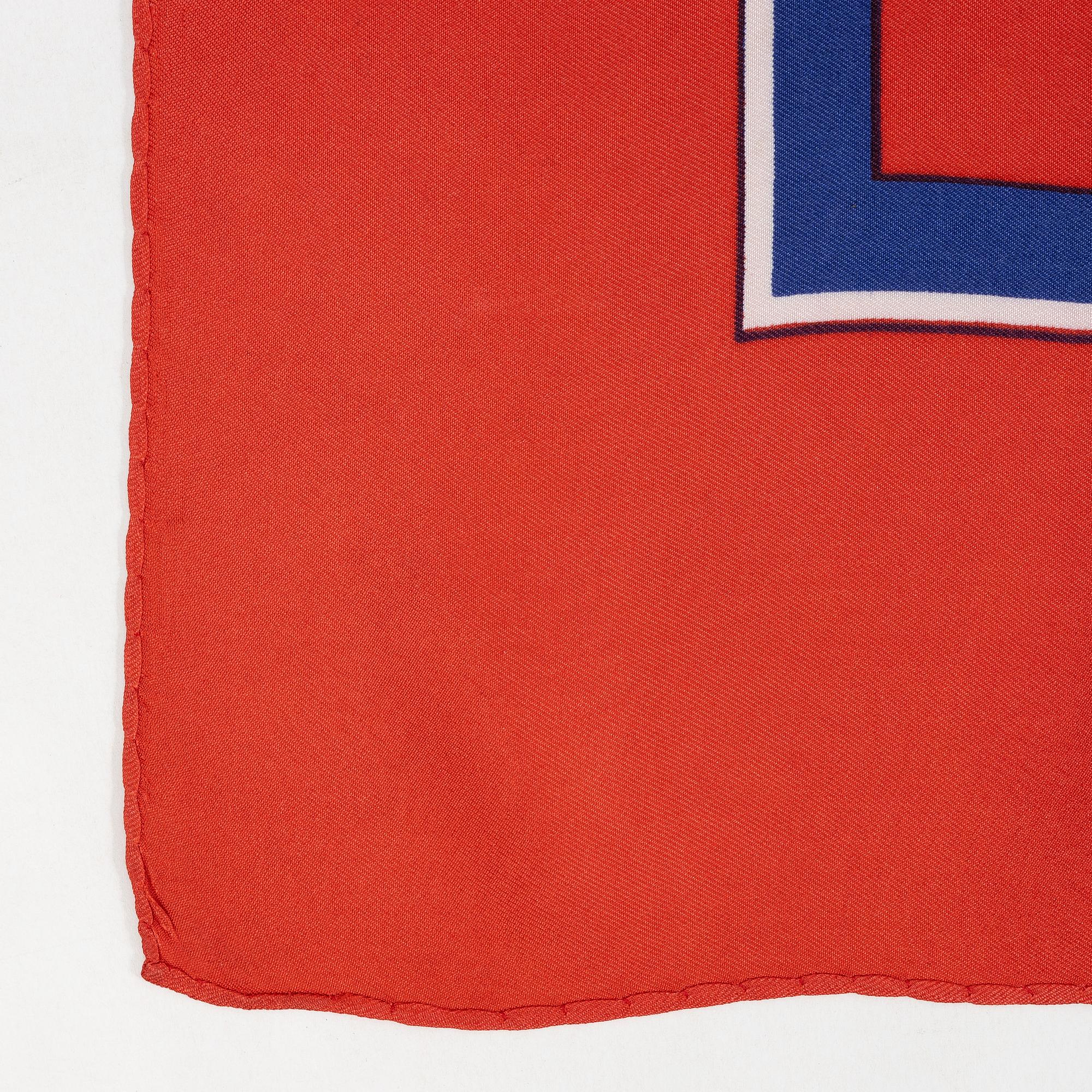 Hermès, scarf, "Ex Libris".