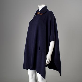 A wool-and cashmere poncho by Ralph Lauren.