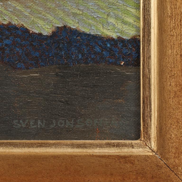 SVEN JONSON, olja på duk, sign.