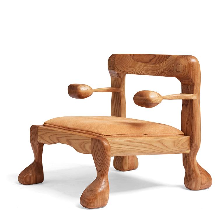 Niklas Runesson, a unique easy chair, executed in his own studio in 2019.