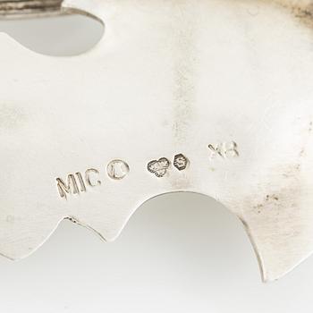 Michelsen, brooch, silver, Stockholm 1948.