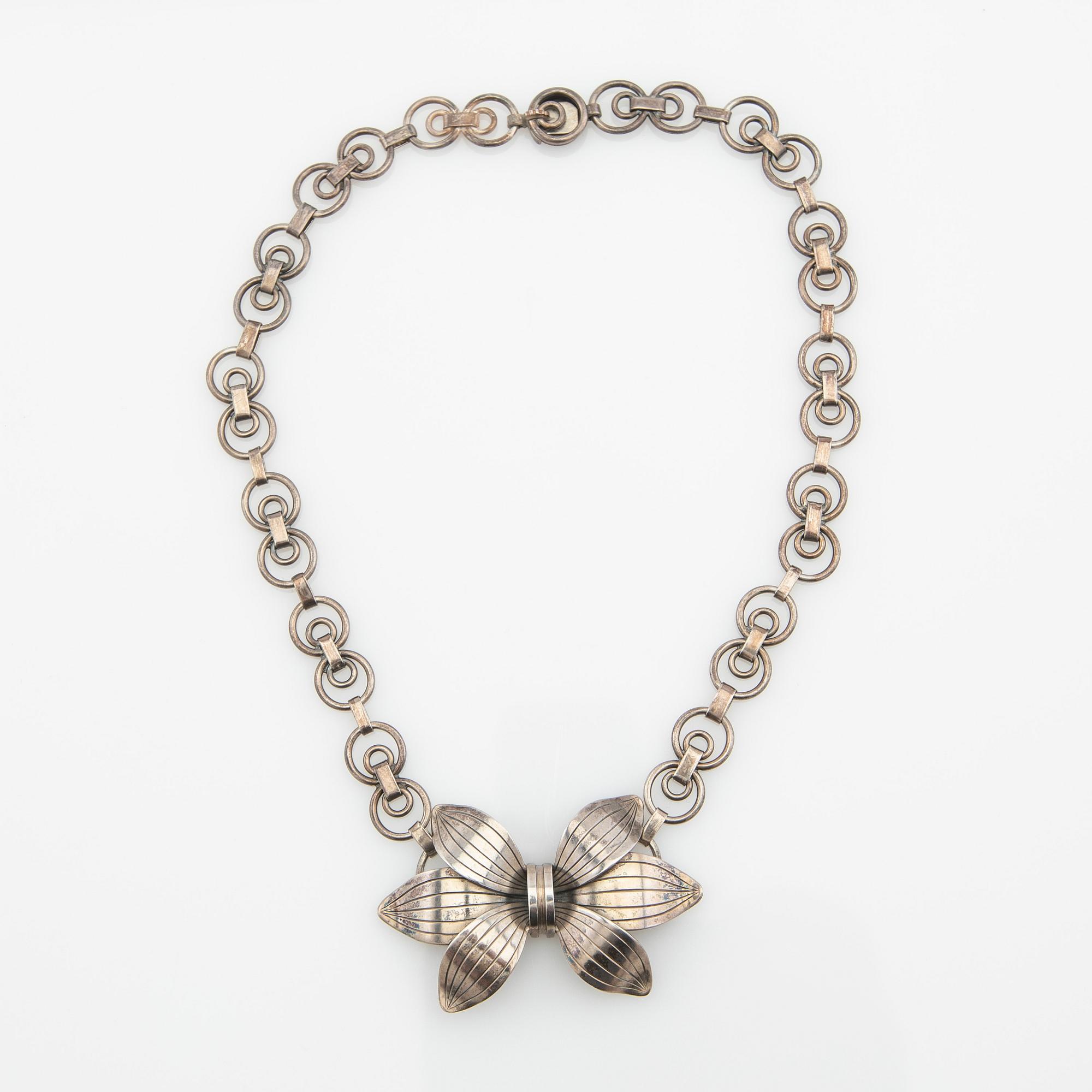 Collier, silver, HE Ateljé Stigbert, 1948.