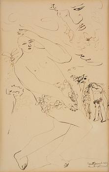 714. Ernst Josephson, Adam and Eve.