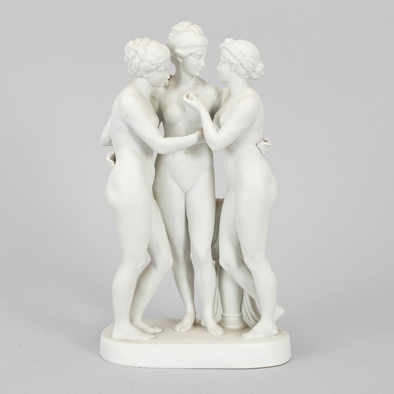 A porcelain figurine, Three Graces.