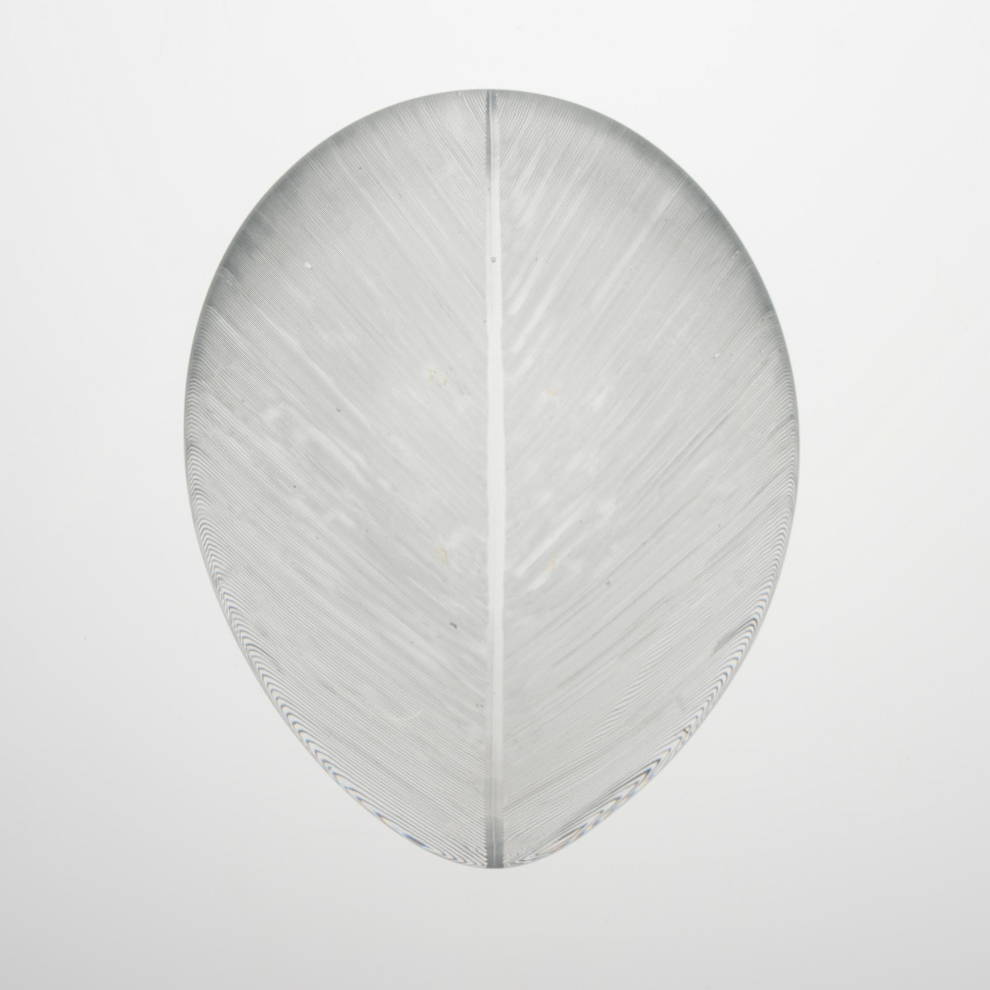 FAT, glas, "Blad 3337", signerad Tapio Wirkkala, Iittala.