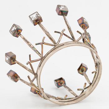 An Aarvo Saarela silver bridal crown, 1965.