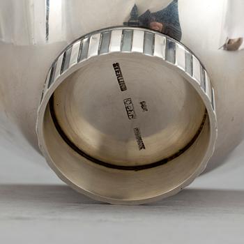 COHR & CO, Danmark. Skål, sterlingsilver, före 1987. Vikt ca 180 gram.