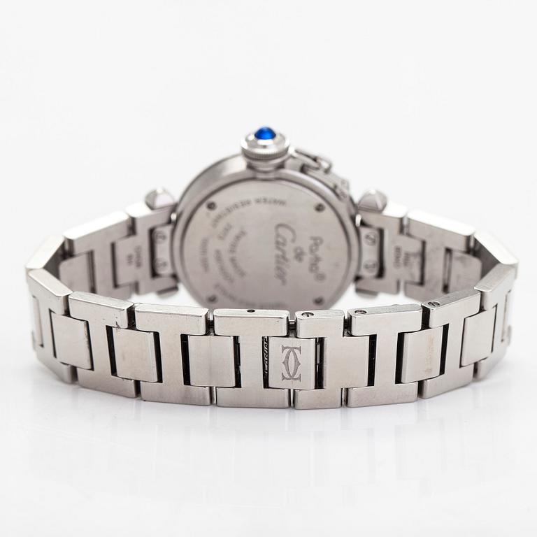 Cartier, Pasha, armbandsur, 27 mm.