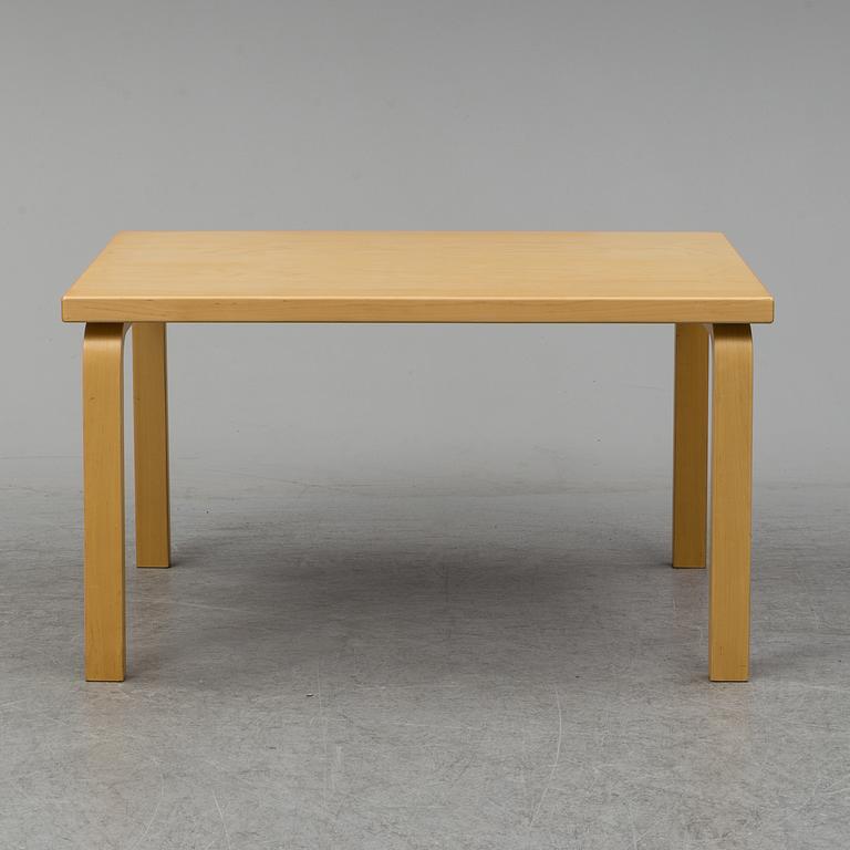 ALVAR AALTO, a birch coffee table from Artek, Finland.