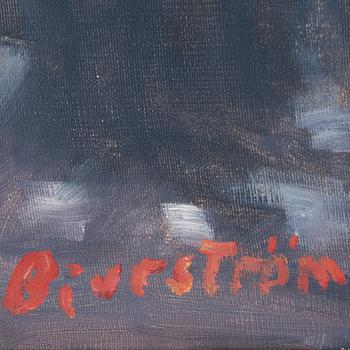 TOR BJURSTRÖM, olja på duk, signerad Bjurström.