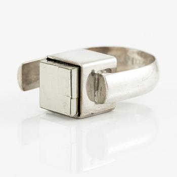 Jan-Christer Lundqvist, ring, sterling silver with pyrite, Skövde.