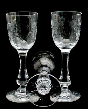 STARKVINSGLAS, 8 st, Kosta.