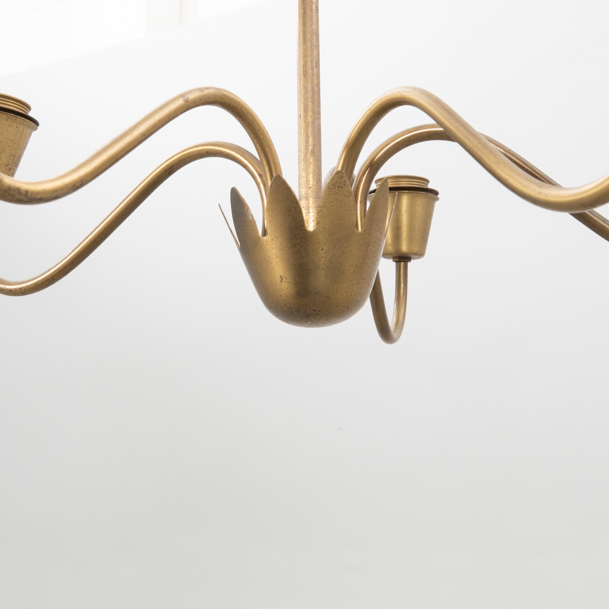 Ceiling lamp Swedish Modern 1930s.