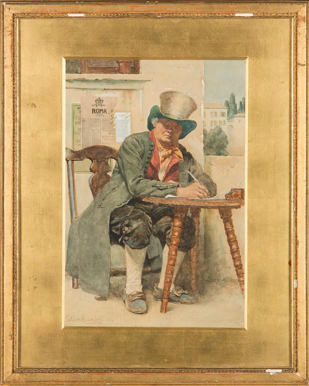 Charles Gilder Maundrell, At the Tavern, Rome.