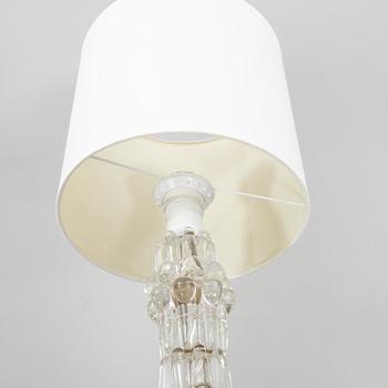 Carl Fagerlund, Table lamps, a pair of glass, Orrefors, second half of the 20th century.