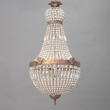 Chandelier, likely France, 20th century.