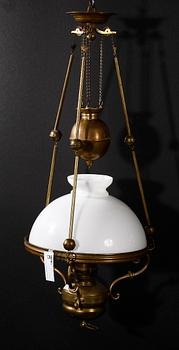 FOTOGENLAMPA, mässing, 1800/1900-tal.