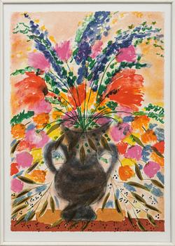 Lena Linderholm, Stilleben med blommor.