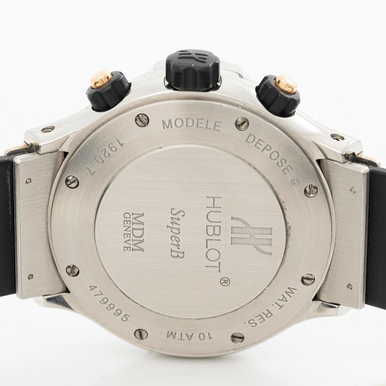 Hublot, MDM, Super B, chronograph, wristwatch, 42 mm.