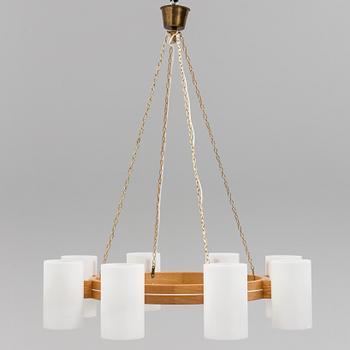 UNO OCH ÖSTEN KRISTIANSSON, takkrona, "Taklampa 587/Cylinder Ringkrona" Luxus, Vittsjö, 1900-talets andra hälft.