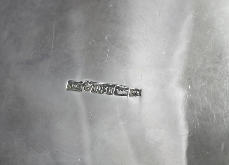SERVIS, 3 delar, 813 silver, Hopeatakomo, Helsingfors, Finland, 1941. Total vikt ca 1016g.