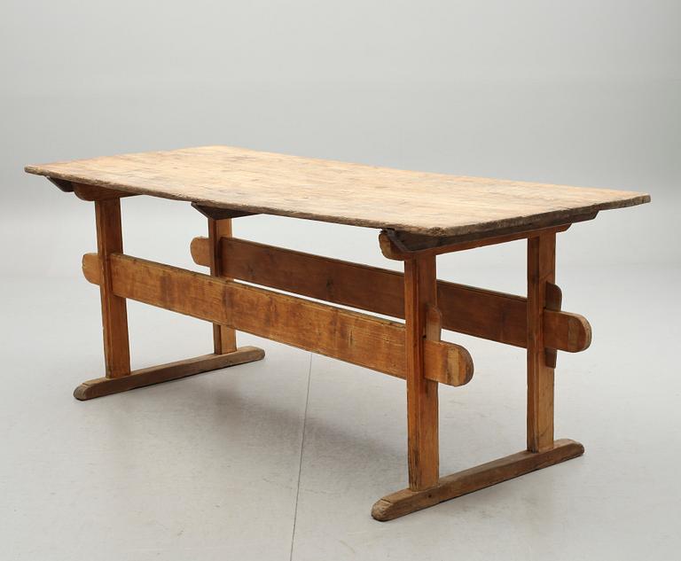 LÅNGBORD, allmoge, 1800-tal.