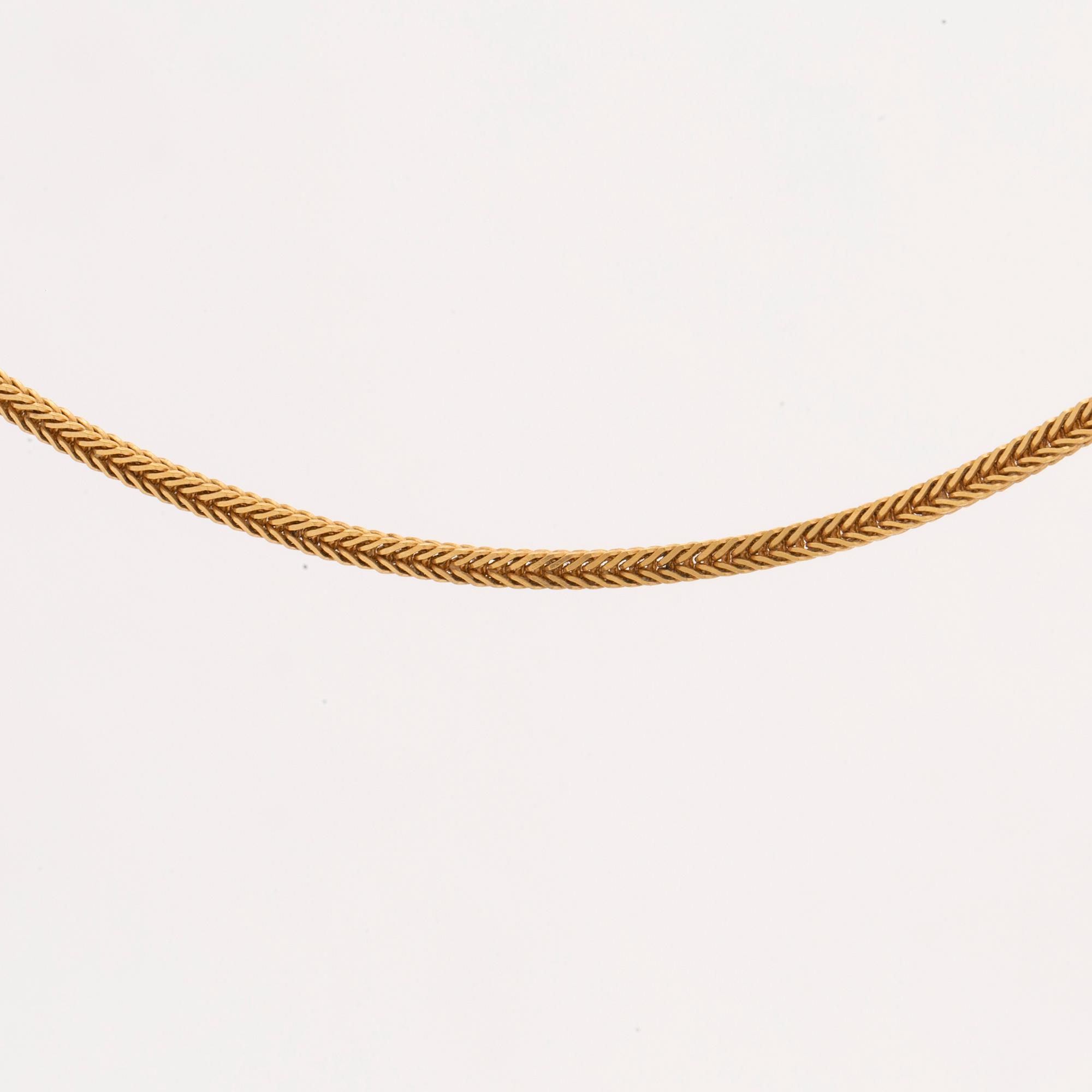 GOLDCHAIN 18K gold, Baleastra, 6,5 g, 38 cm.
