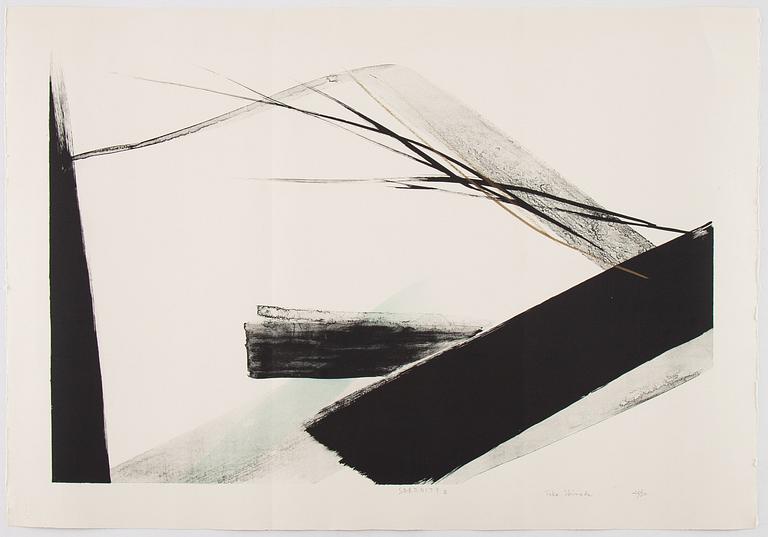 Toko Shinoda, lithograph, signed, numbered 21/30.