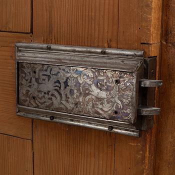 A North-German late-Baroque parquetry cabinet, first part 18th century.