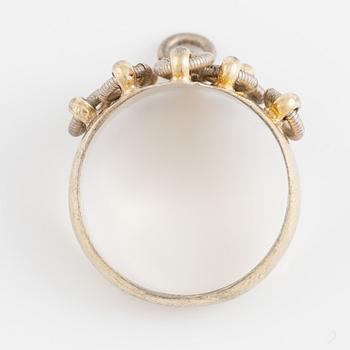 Silver ring, 1902.