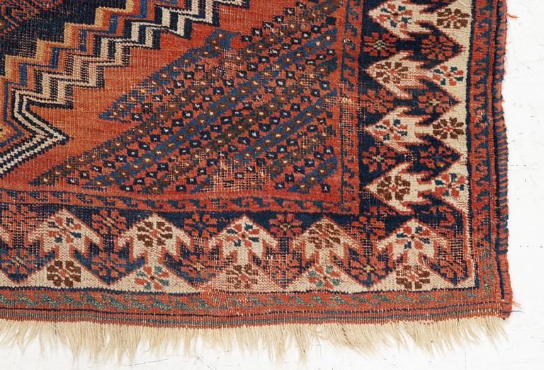 Matta, antik afshar, ca. 142 x 120 cm.