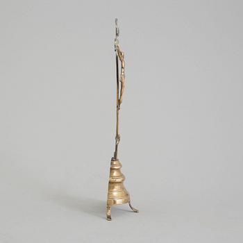 An 18th/19th century bronze crucifix.