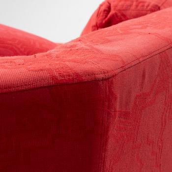 Sofa and footstool, Eilersen, Denmark late 20th Century.