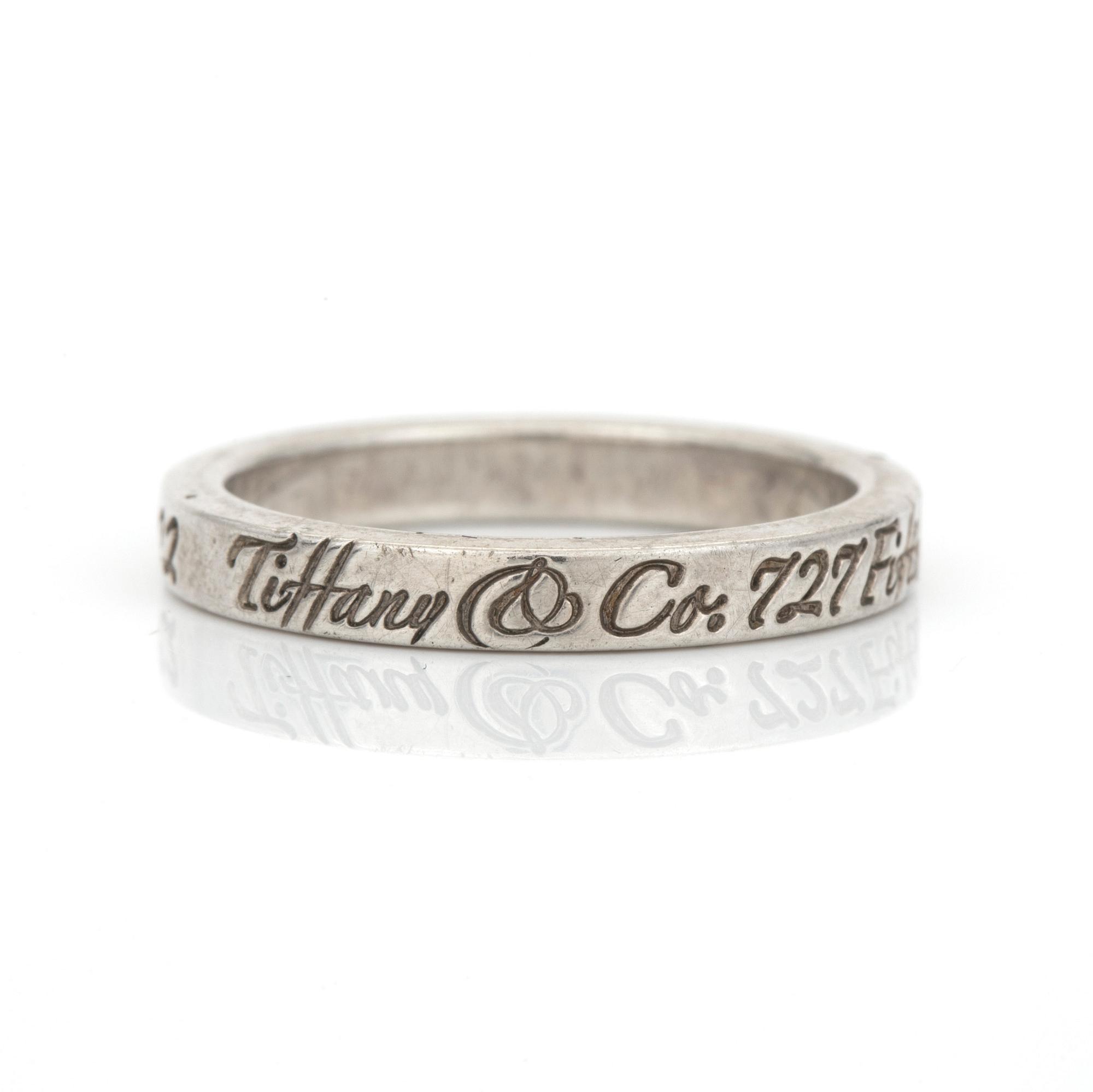 RING, sterlingsilver, Tiffany & Co, USA.