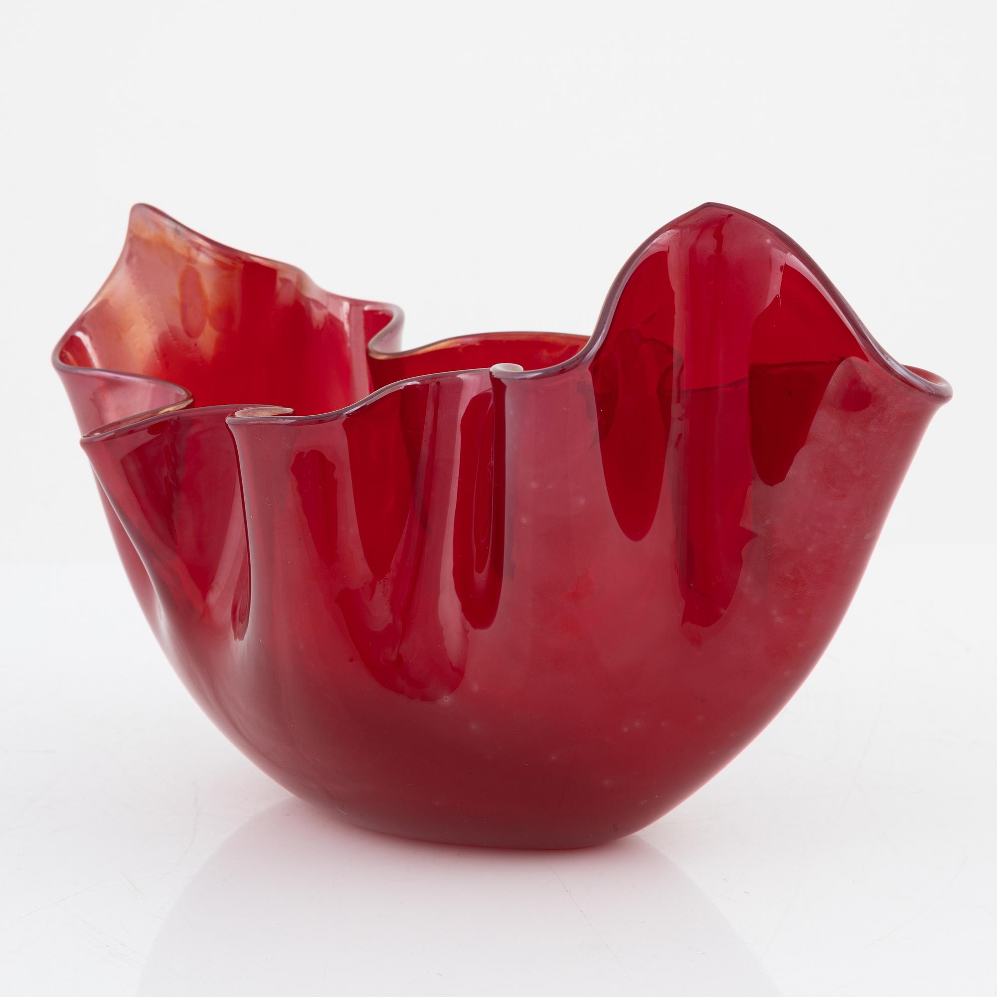 Fulvio Bianconi, a glass bowl, Venini Murano, Italy.