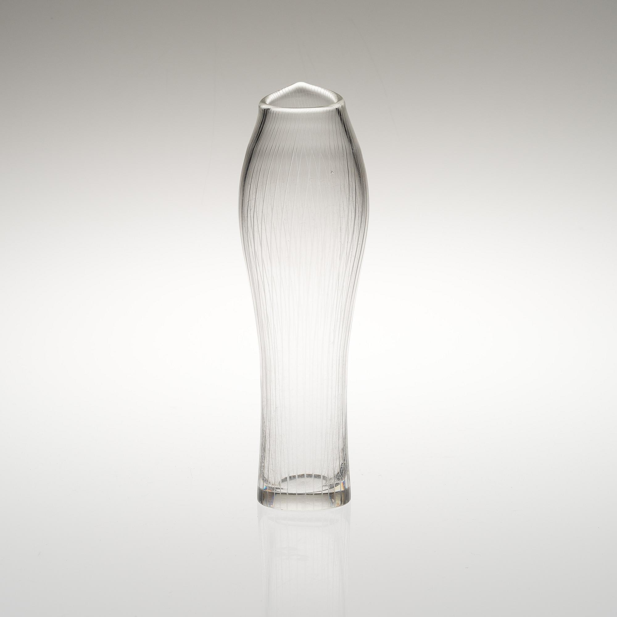 TAPIO WIRKKALA, VAS, glas, "Fölben" signerad Tapio Wirkkala Iittala -58.