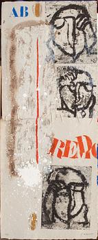 JAMES COIGNARD, 8 st carborundumgravyrer i mapp, "Regards sur l'oeuvre gravé", signerade och numerade 54/60.